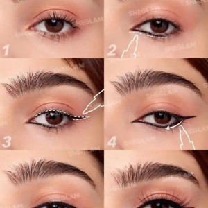 خط چشم ضد آب ماژیکی دو سر شیگلم مدل وینگ ایت بلک