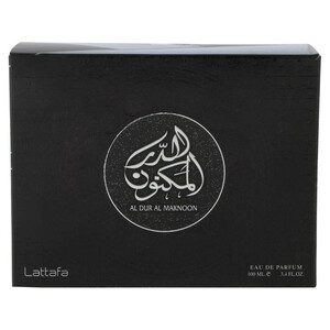 ادو پرفیوم مردانه لطافه مدل al dur al maknoon silver حجم 100 میلی لیتر