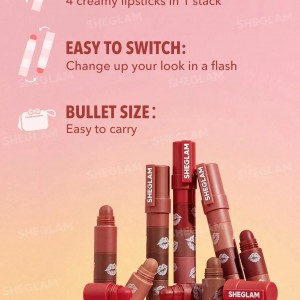 رژلب طبقاتی شیگلم (Sheglam Layered Lipstick)