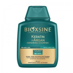 شامپو ضد ریزش و ترمیمکننده بیوکسین (Bioxsine) ترکیه با آرگان و کراتین