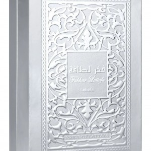 ادو پرفیوم مردانه لطافه مدل فخر نقره ای حجم 100 میلی لیتر