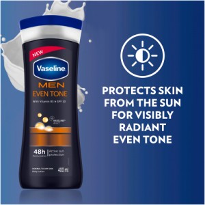 لوسیون بدن وازلین مردانه Even Tone حجم 400 میل