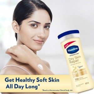 لوسیون بدن وازلین رایحه شیر عسل Dry Skin Repair حجم 400ml