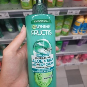 کرم مو آبرسان مو گارنیر آلوئه ورا Garnier Fructis Aloe Vera Air Dry Hair Cream 400ml