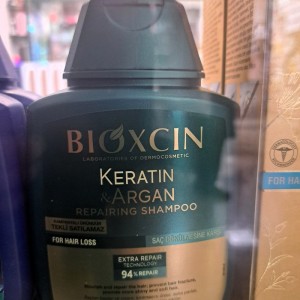 شامپو ضد ریزش و ترمیمکننده بیوکسین (Bioxsine) ترکیه با آرگان و کراتین