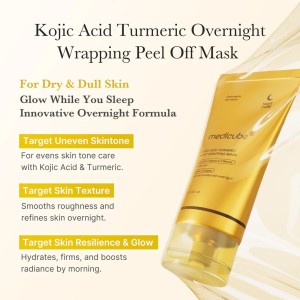 ماسک شب کلاژن و زردچوبه با اسید کوجیک مدی کیوب - Kojic Acid Turmeric Night Wrapping Mask