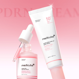 کرم ضد آفتاب تون‌آپ صورتی PDRN مدی کیوب PDRN Pink Tone Up Sun Cream (50ml)