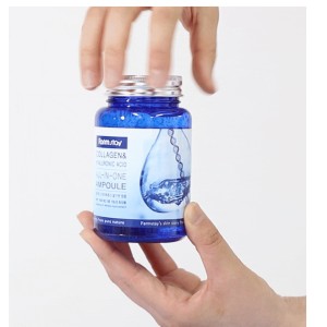 آمپول کلاژن و هیالورونیک اسید آل این وان فارم استی  - FarmStay Collagen & Hyaluronic Acid All in One Ampoule