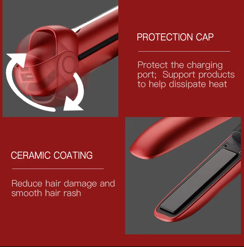 اتوی مو شارژی VGR مدل V-585