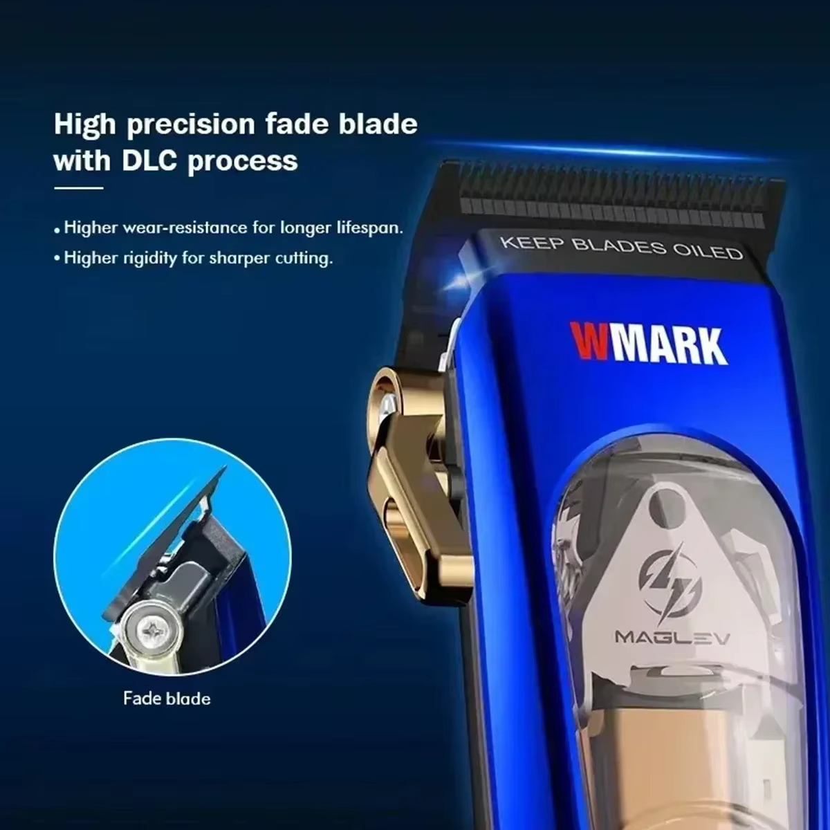 ماشین اصلاح حرفه‌ای بی‌سیم WMARK NG-9004