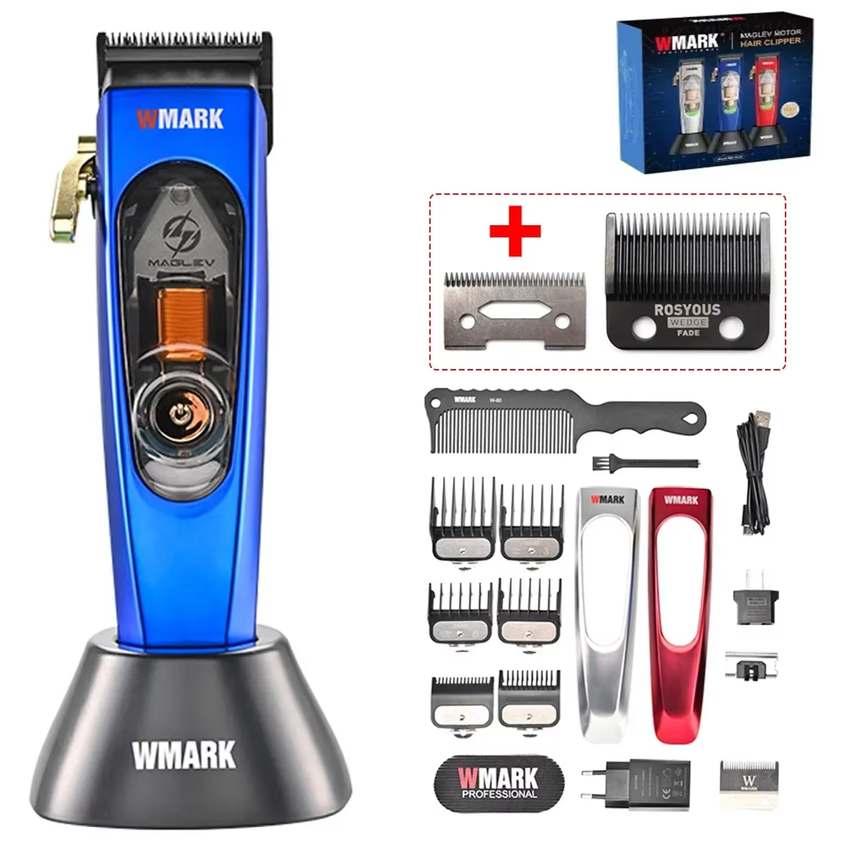 ماشین اصلاح حرفه‌ای بی‌سیم WMARK NG-9004