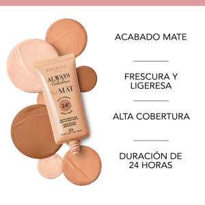 کرم پودر بورژوا آلویز فبیولس ایر مت - Bourjois Always Fabulous Air Mat Fond de Teint