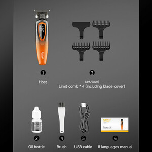 ماشین اصلاح موی سر و صورت شارژی کیمی مدل km-1687