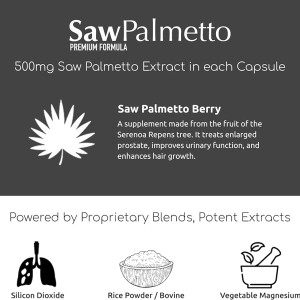 مکمل ضد ریزش مو سائوپالمتو افترایو - Saw Palmetto Premium Hair Loss Protection