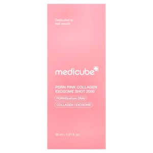 سرم اگزوزوم PDRN شات 2000 مدی کیوب ضد چروک و روشن کننده - PDRN PINK EXOSOME SHOT SERUM 2000