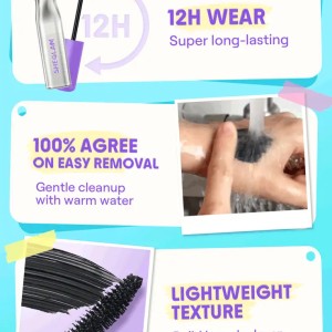 ریمل فوق حجم دهنده مگا بوست شیگلم – Lashlighter Mega Boost Mascara SHEGLAM