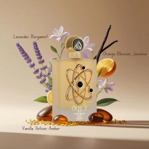 گیفت ست عطر و اسپری بدن ثروت گلد لطافه - Tharwah Gold 3-Piece Perfume Gift Set by Lattafa Pride (Gift Set)