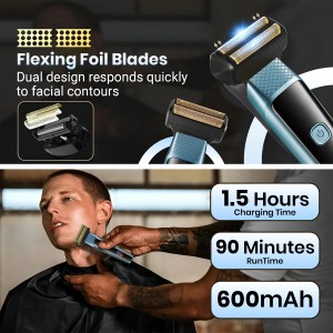 ست ماشین اصلاح موی صورت و بدن وی جی آر مدل VGR V-366