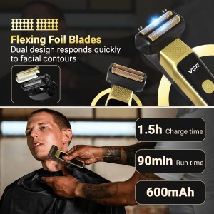 ست ماشین اصلاح موی صورت و بدن وی جی آر مدل VGR V-366