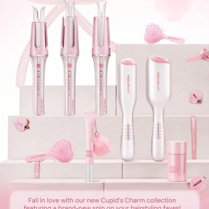 اتو مو و فرکننده شیگلم  19 میلی‌متری؛ فرهای فنری و یکدست در چند ثانیه (SHEGLAM Cupid’s Charm One-Touch Instant Curler (19mm