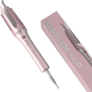 اتو مو و فرکننده شیگلم  19 میلی‌متری؛ فرهای فنری و یکدست در چند ثانیه (SHEGLAM Cupid’s Charm One-Touch Instant Curler (19mm