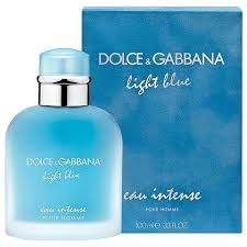 D&G Light Blue Eau Intense Pour Homme لایت بلو او اینتنس مردانه