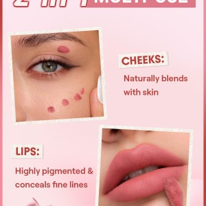 کرم لب و رژگونه مخملی شیگلم – Air Plush Lip & Cheek Cream-High Winds