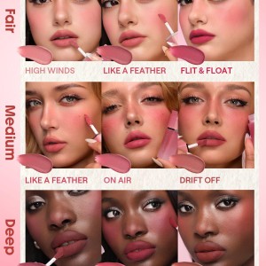 کرم لب و رژگونه مخملی شیگلم – Air Plush Lip & Cheek Cream-High Winds