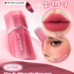 کرم لب و رژگونه مخملی شیگلم – Air Plush Lip & Cheek Cream-High Winds