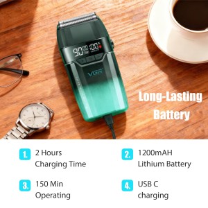 شیور فویلی VGR V-308: اوج لطافت، قدرت تیتانیوم و اصلاحی بی‌نقص