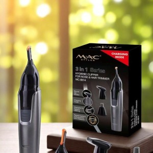 تریمر چندکاره MC-8814؛ اصلاح دقیق بینی، گوش، ریش و سبیل با شارژ USB