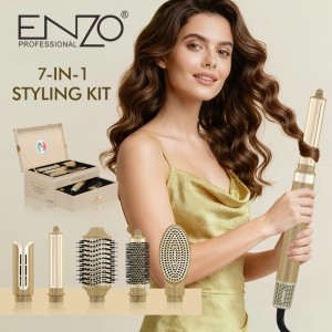 اتو موی حرفه‌ای ENZO 6228: صافی پایدار، درخشش خیره‌کننده، نتیجه‌ای حرفه‌ای