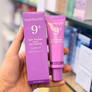 ضدآفتاب اسنس نامبوزین شماره ۹؛ Numbuzin No.9 NAD+ Peptides Dewy Sun Essence