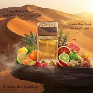 عطر آرماف دان‌اسکیپ مردانه ۱۰۰ میلی‌لیتر؛ رایحه‌ای مرکباتی، چوبی و ماندگار - Armaf Dunescape