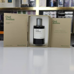 ادکلن میسون کریولی عود استالین - Maison Crivelli Oud Stallion عطری لوکس و چرمی با عود دودی برای زنان و مردان