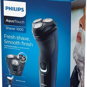 ریش‌تراش برقی فیلیپس سری 1000 مدل S1323/40؛ اصلاح خشک و مرطوب با تیغه‌های ComfortCut