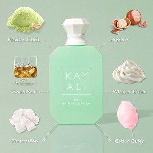عطر کایالی یام پیستاچیو جلاتو 33 | Kayali Yum Pistachio Gelato EDP Intense ؛ عطر لوکس بستنی پسته‌ای با ماندگاری گرم و شیرین