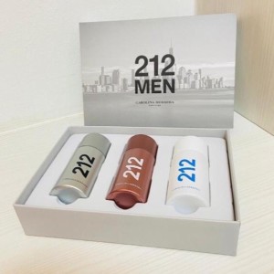 گیفت ست مردانه عطر 212  | CAROLINA HERRERA 212 MEN 3 IN 1 PERFUME GIFT SET 30ML FOR MEN