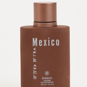 عطر مردانه دیفکتو مکزیکو قهوه ای- Defacto Mexico حجم 100 میلی لیتر