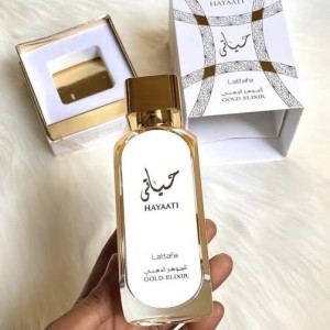 لطافه حیاتی جواهر الذهبی - Lattafa hayaati Gold Elixir