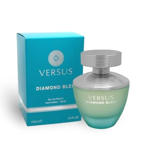 عطر ورسوس دایمند بلو فرگرانس ورد حجم 100 میلی لیتر - Versus Diamond Bleu 100ml EDP by Fragrance World