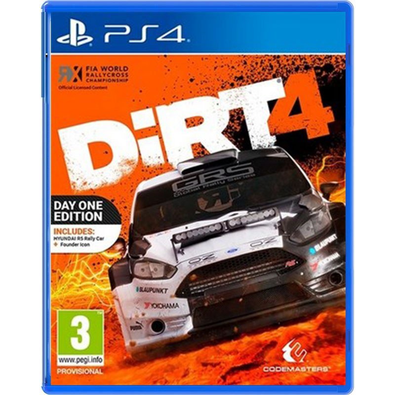 بازی DiRT 4 پی اس 4 (اورجینال کارکرده)