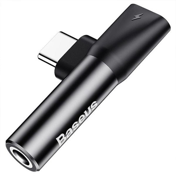 مبدل USB-C مدل CATL41-01 Type C to C &amp;amp; 3.5mm jack L41 برند Baseus