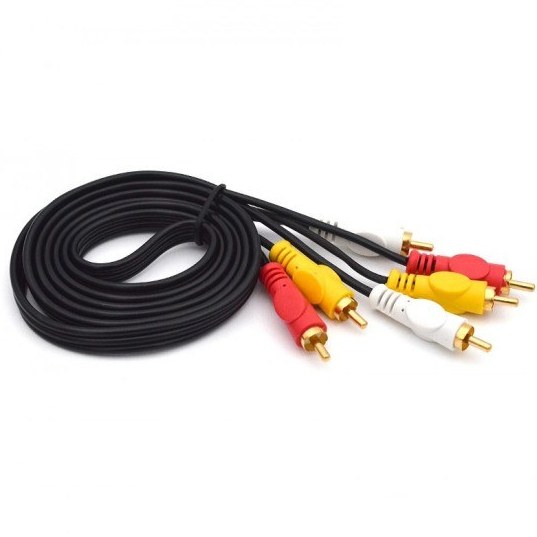 کابل 3 به 3 صدا و تصویر  انزو (ENZO) طول 1.5 متر مدل AV33