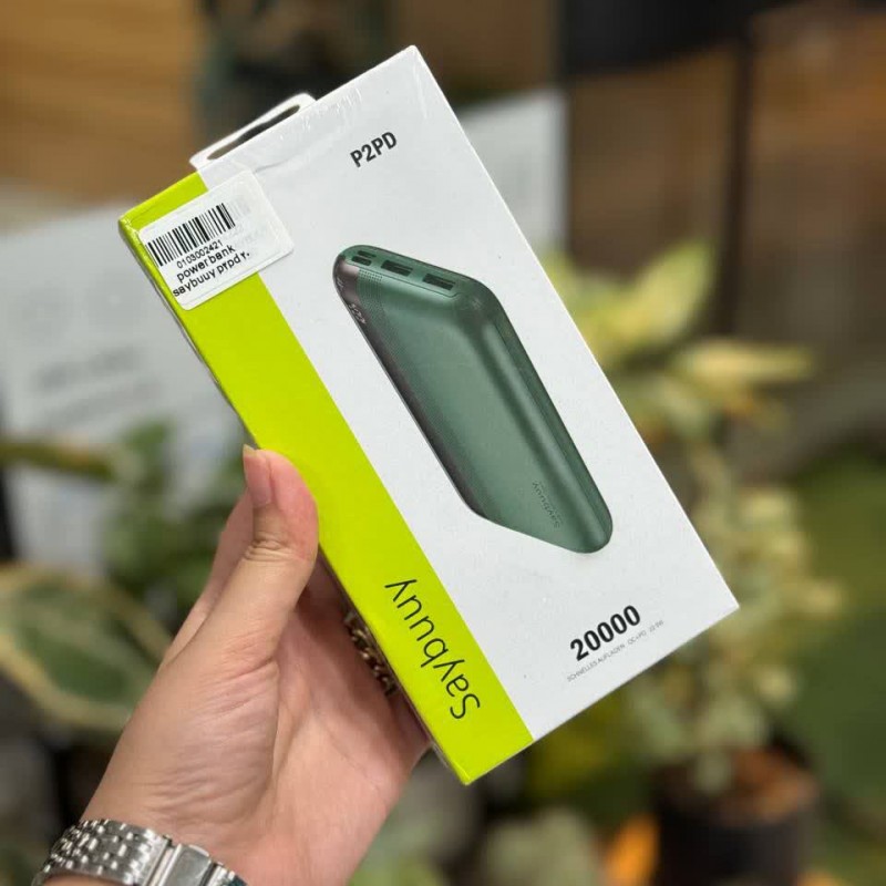 پاوربانک سای بای 20 هزار(سبز)مدل P2PD saybuuy