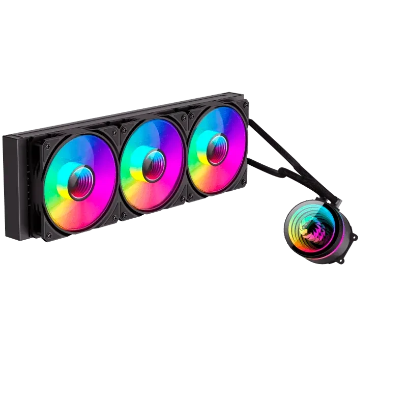 خنک کننده مایع پردازنده گیم مکس IceBurg 360 Infinity Black
