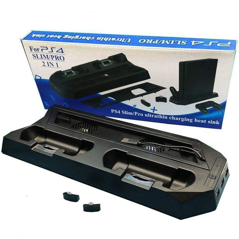 استند شارژ و فن ps4 دوکاره مدل YH 24