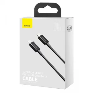 کابل تبدیل USB-C به لایتنینگ باسئوس مدل SUPERIOR SERIES CATLYS-A01 طول 1 متر