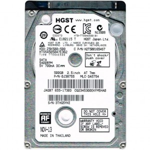 هارد لپ تاپ اچ جی اس تی HGST 500GB SATA