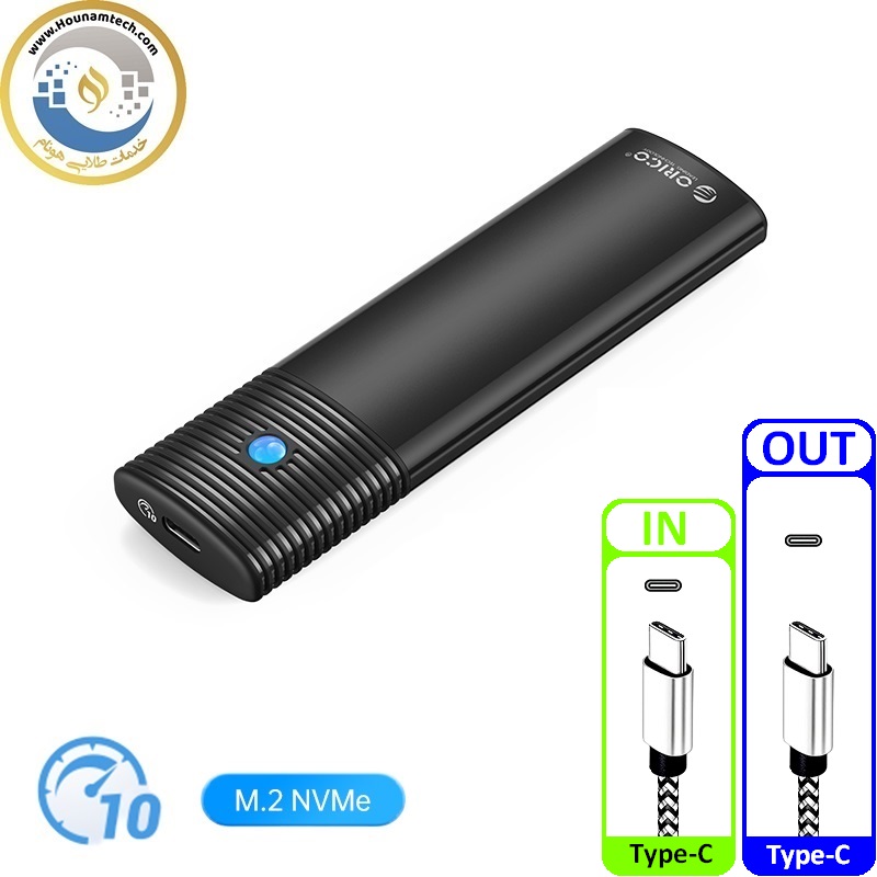 باکس هارد M.2 NVMe -SSD مدل ORICO PWM2-G2
